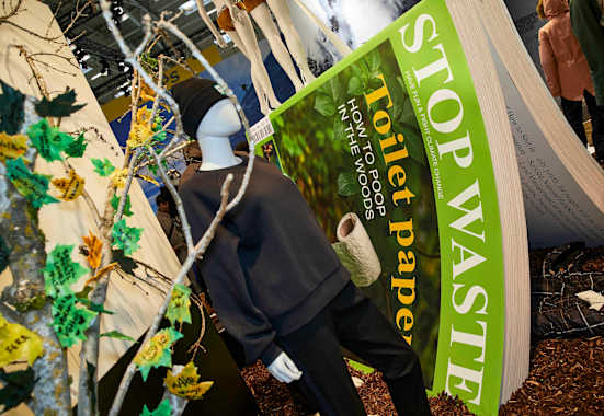 Stichwort Nachhaltigkeit: Die ISPO gab sich dieses Jahr sehr „grün“