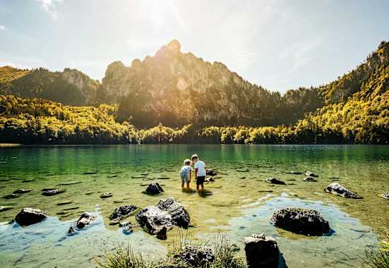 Der idyllische Laudachsee