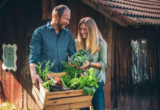Tom Burger und Evelyn Matejka von der Franz-Fischer-Hütte kochen vegan