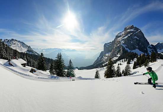 Skifahren rund um die Grossen Mythen