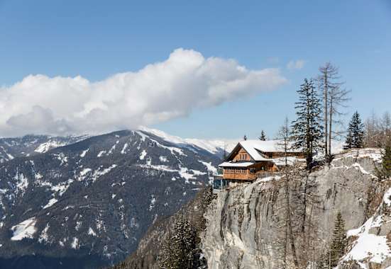Die Dolomitenhütte war die beliebteste Hütte im Jänner und Februar 2024.