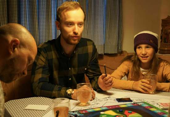 Hüttenabend mit Brettspiel