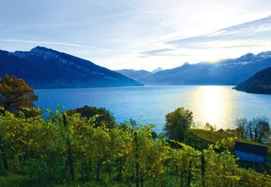 Auf 2 Rädern zu 7 Schweizer Seen