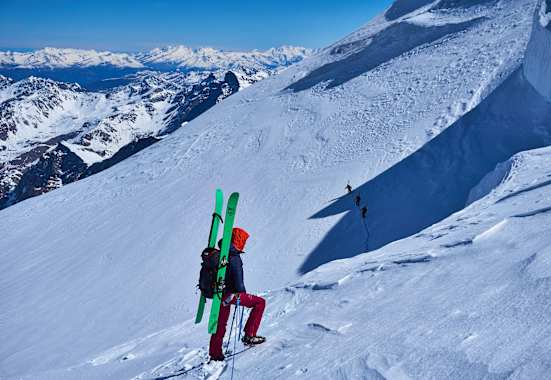 Le Défi: Grand Combin in den Walliser Alpen in der Schweiz