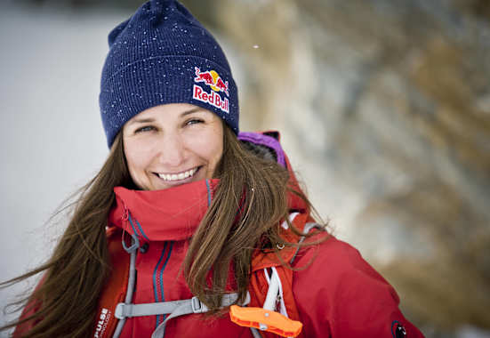Nadine Wallner ist Freeride Doppel-Weltmeisterin und lebt für die Berge