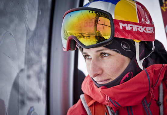 Freeride Doppel-Weltmeisterin Nadine Wallner 