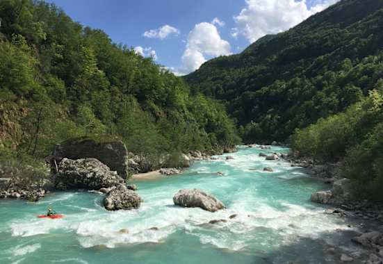 Wunderschön, aber nur für Geübte - die sogenannte "Abseilstrecke"