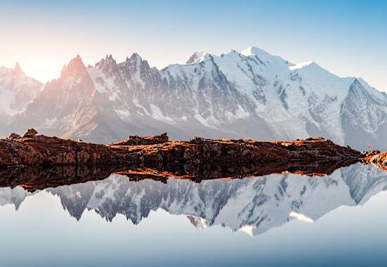Mont Blanc von Lac Blanc