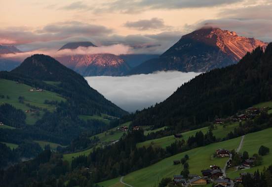 Alpbachtal am Morgen