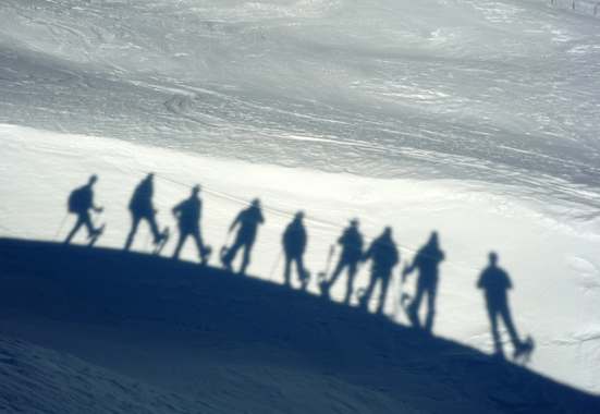 Schneeschuhtour Alpenverein Edelweiß