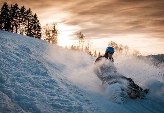 Rodeln im Skigebiet Atzmännig