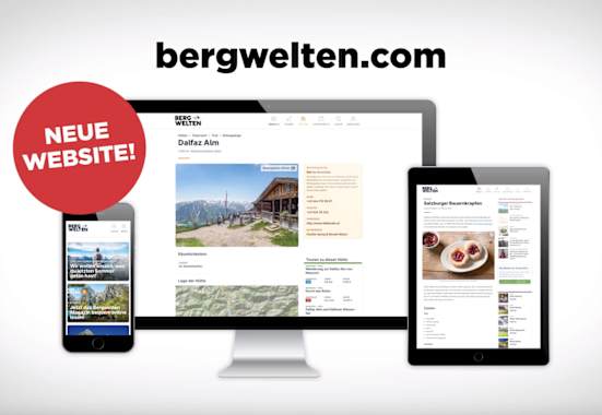 Bergwelten.com - jetzt für alle Geräte optimiert