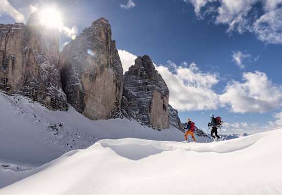 Drei Zinnen im Winter