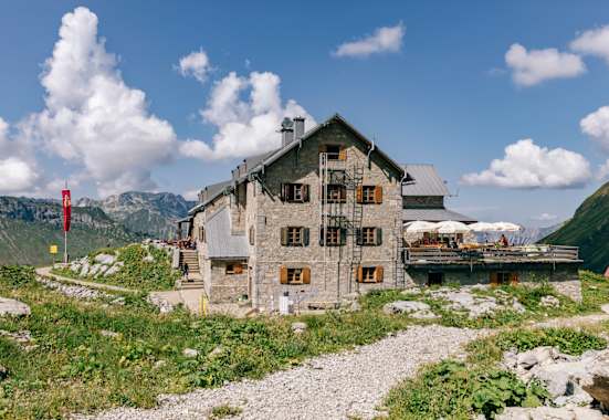 Stein auf Stein – massiv präsentiert sich der Bau des Prinz-Luitpold-Hauses