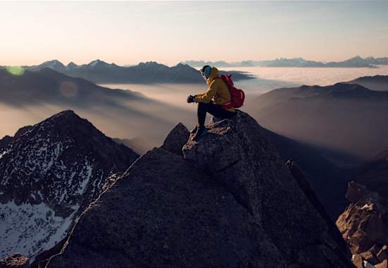 Trailläufer Markus Kröll auf der Berliner Spitze