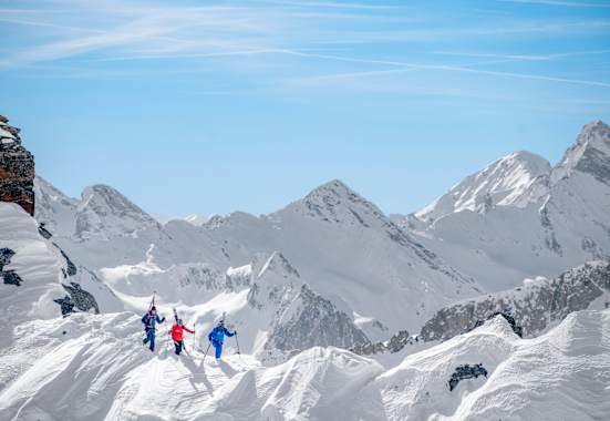Ein Blick auf die unfassbare Alpenlandschaft des Zillertals.