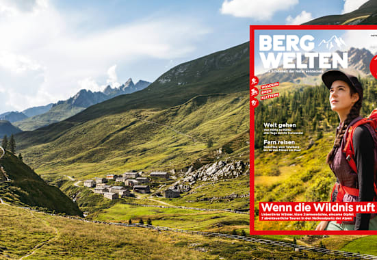 Das aktuelle Bergwelten-Cover der Oktober/November-Ausgabe