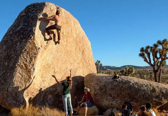 Klettern im Nationalpark Joshua Tree