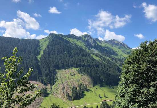 Ausblick auf Talschluss Hinterglemm