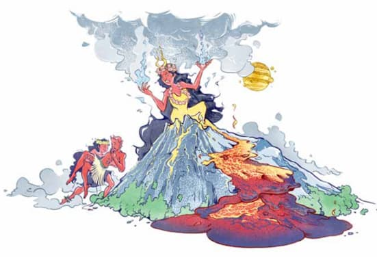 Vulkane: Mythen und Sagen rund um die fauchenden Berge