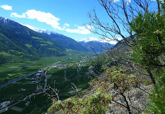 Blick in den Vinschgau