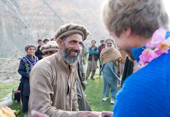 Simon Messner im oberen Bunar-Tal in Pakistan