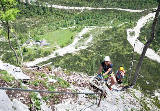 Bergwelten Mein erster Klettersteig
