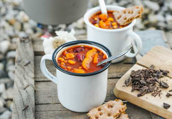 Outdoor-Rezept Chili