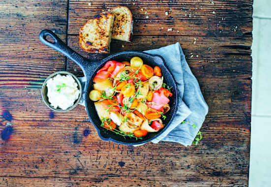 Outdoor-Rezept: Crêpes mit Lachs