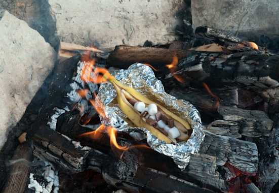 Marshmallows Lagerfeuer