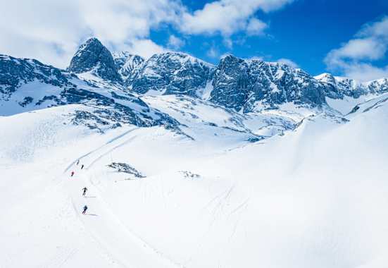 Dachstein Überquerung und die lange Abfahrt