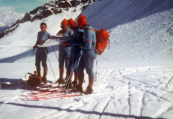 Team der Alpenüberschreitung 1971