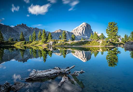 Lago di Limides am Passo Falzarego in Südtirol 