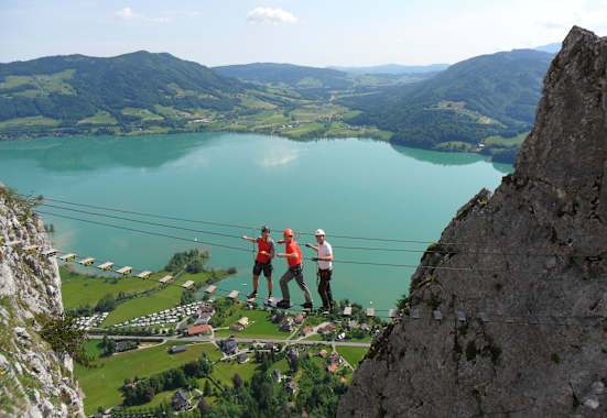 Drachenwand Klettersteig Mondsee