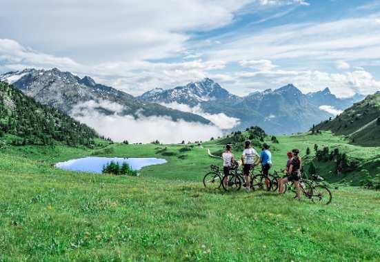 Lai da Vons, Gravel-Bike-Route Hinterrhein