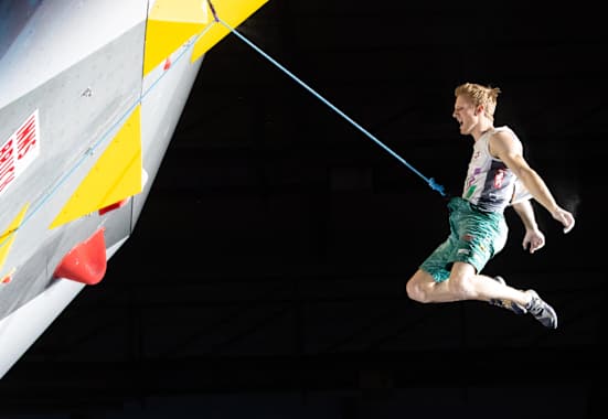 Der Weltmeister im Vorstieg: Jakob Schubert