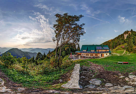 Die Ennserhütte (1293 m) bei Großraming in Oberösterreich