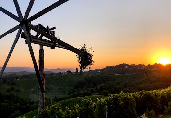 Der Klapotez, Symbol für das südsteirische Weinland