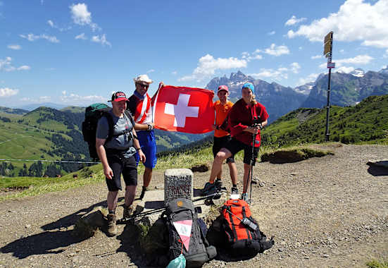 Alpen-Tour Grenzübertritt