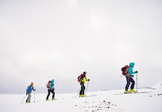 Schwierige Bedingungen bei der Fischer Transalp