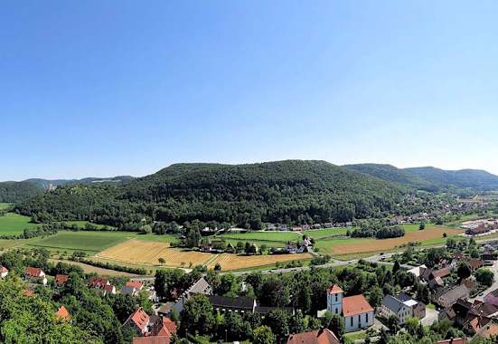 Die Fränkische Schweiz ist ein wunderbares Wandergebiet.