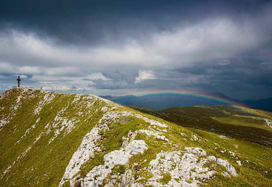 Wetterregel Gewitter beim Wandern