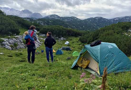 Campen zelten Gjaid Alm