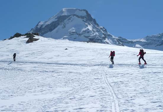 Die letzten Meter bis zur Hütte geben einen tollen Blick auf die Tresenta frei und man kann sich schon auf Bier oder Capuccino freuen