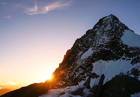 Großglockner bei Sonnenuntergang