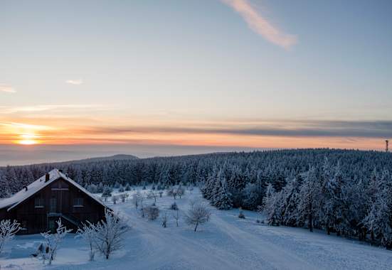 Entspannte Ruhe liegt über dem Thüringer Wald
