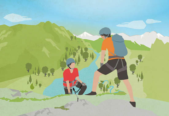 Bergwelten Mein erster Klettersteig