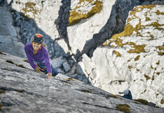 Hauptsache, es macht Spass: Die 32-jährige Ausnahmekletterin Nina Caprez hat ihr Leben gut im Griff.