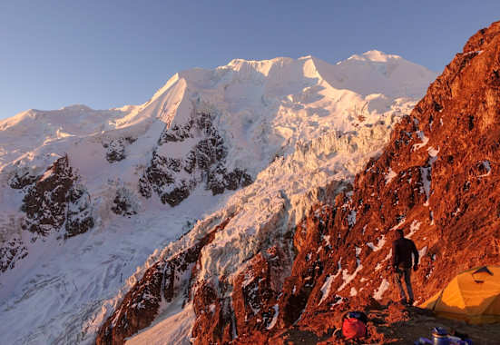 Sonnenuntergang im Nide de Condores