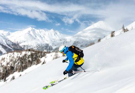 Freeriden im Skigebiet Heiligenblut